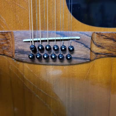 Vintage 1988 Epiphone Presentation 12 String Acoustic Guitar Model PR-715-12 Pro Setup New Strings Original Soft Shell Case image 4