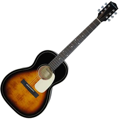 Silvertone Parlor Acoustic Electric w/Fishman Clearwave 60 - Vintage Sunburst (604EAVS) image 3