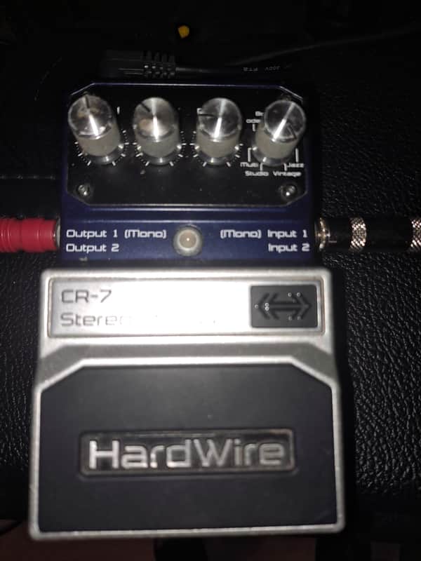DigiTech Hardwire CR-7 Stereo Chorus 2010s - Silver image 1