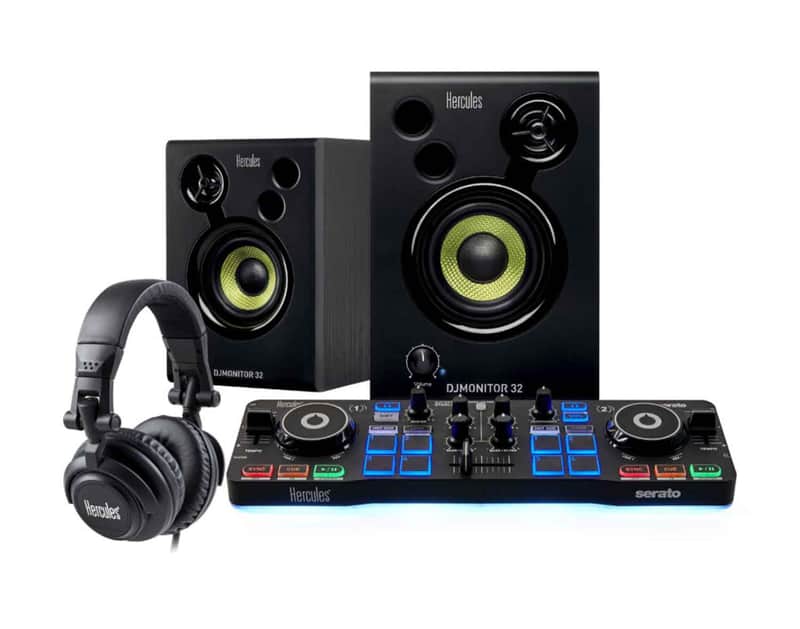 Hercules DJStarter Kit with Controller, Speakers and Headphones image 1