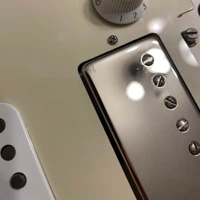 Lambertones Triple Shot w/ Crema Humbucker Stratocaster Loaded Pickguard image 7