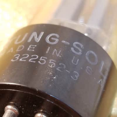 Tung-Sol Matched Pair (2) 6SN7GT tNOS AT1000 TESTED Vacuum Tubes T5 dual triode 1953-1955 image 9