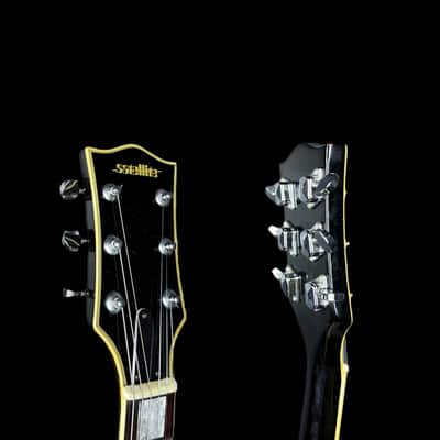 Satellite Les Paul Standard 1970's Black Beauty Vintage 70s Singlecut LP Electric Guitar image 6