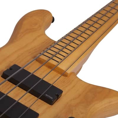 Schecter Stiletto Session-4 FL Aged Natural Satin ANS Fretless B-Stock image 5