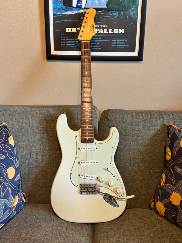 Suhr Classic S Antique SSS with Rosewood Fretboard 2018 - Present - Olympic White image 1
