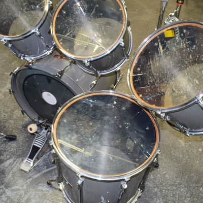 Yamaha Recording Custom 7-Piece Drum Kit, Silver w/ Hardware image 13