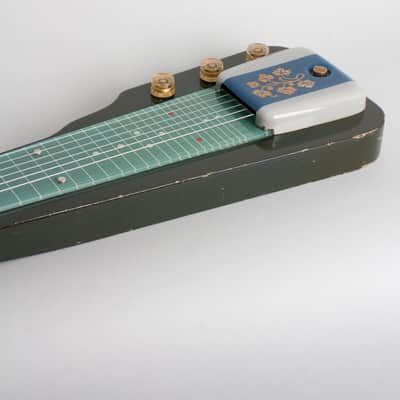 Gibson Century 6 Lap Steel Electric Guitar (1952), original brown hard shell case. image 7