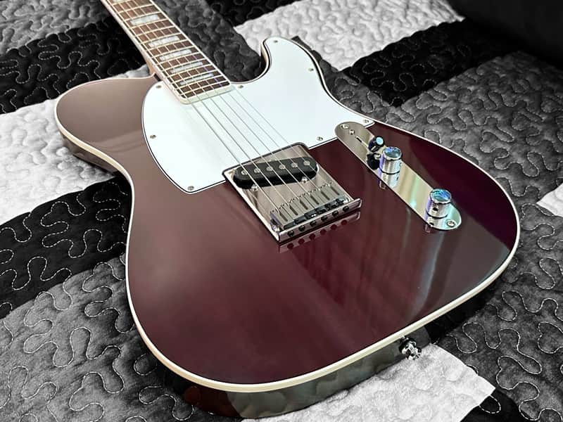 Warmoth Custom Mahogany Esquire 2020 - Transparent Purple image 1