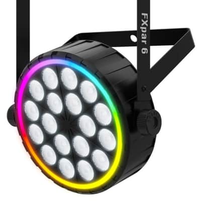 (4) Chauvet DJ FXPAR 6 RGBW LED DMX Wash Par Effect Up-Lights+Fog Machine image 4