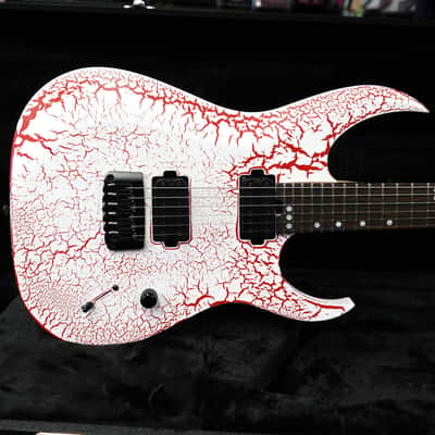 Schecter USA Custom Shop Sunset Extreme-6 Blood Crackle 6-String Electric Guitar w/ Case (2025) image 1