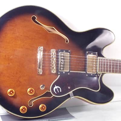 EPIPHONE ES-335 Sheraton Stop-Bar Tail Semi-Acoustic Electric Guitar + Hard Case image 3