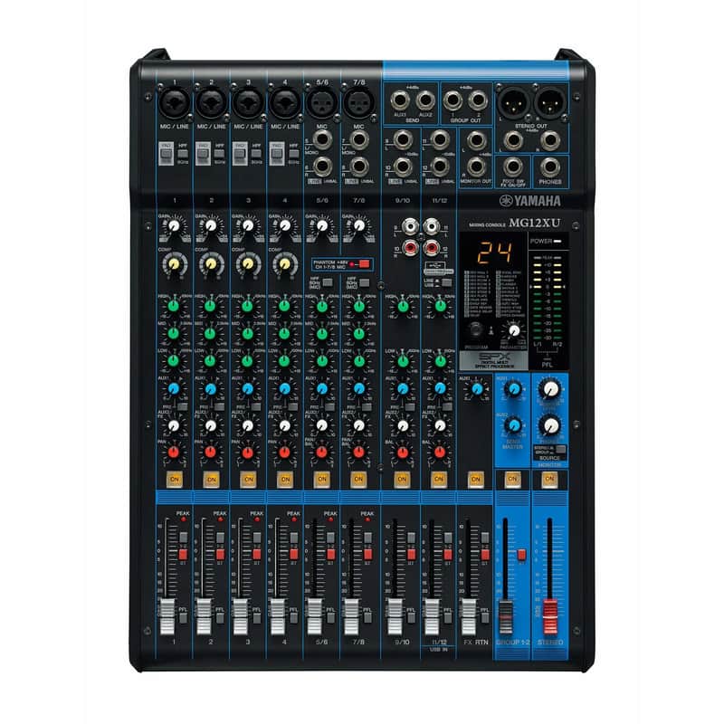 Yamaha MG12XU 12-Channel Analog Mixer image 1