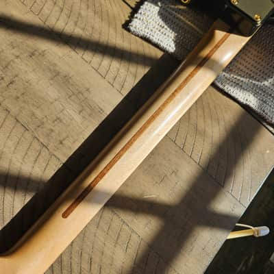 Custom Build Telecaster Style Guitar -- Figured Black Walnut & Baked Ash Body w/ HSC image 11