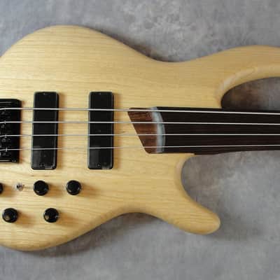 Cort Artisan Series B4FL Fretless Electric Bass Guitar Bartolini Pickups New image 1