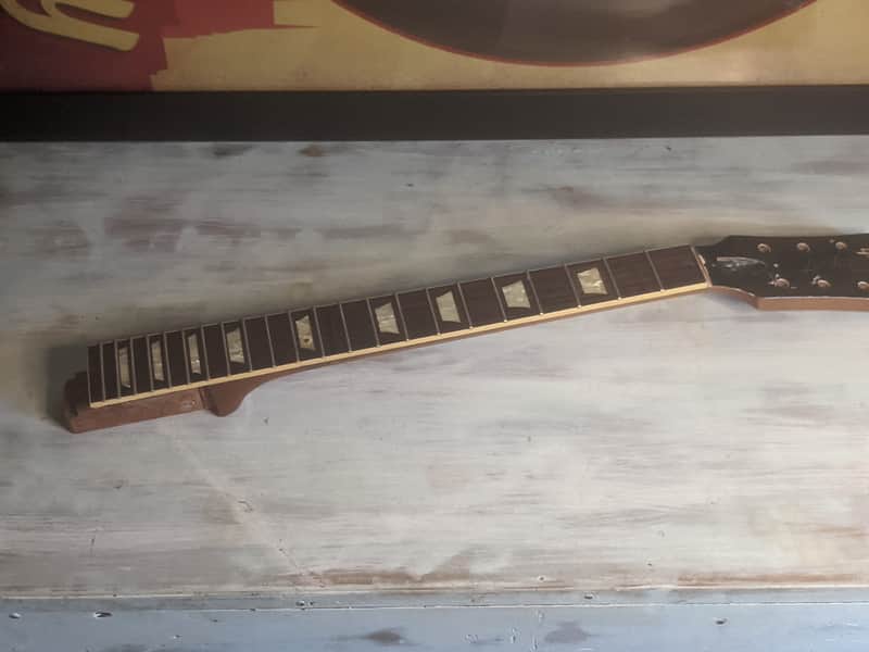 Gibson Les Paul Reissue Neck 2000s Headstock Break image 1
