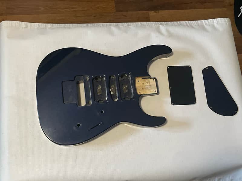 1990's Japan Jackson Professional DX2 Dark Blue Guitar Body Floyd Ready image 1