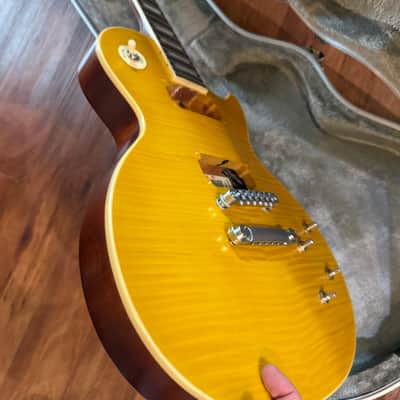 Epiphone “Greeny” Les Paul – Repaired Headstock – No Pickups – Upgraded Hardware – 8.45 lbs image 6