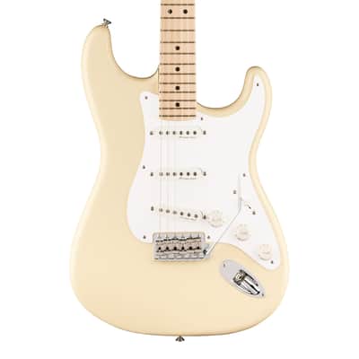 Used Fender Eric Clapton Stratocaster - Olympic White w/ Maple FB image 1