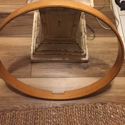 Rogers Marching 14" snare bottom rim 1960's - Maple image 1