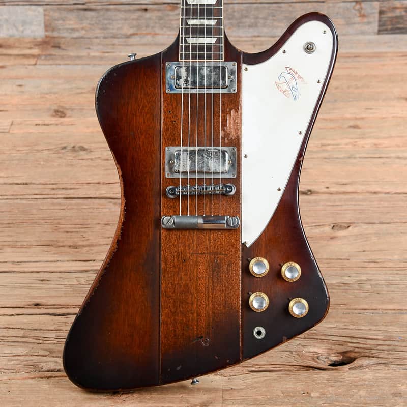 Gibson Custom Shop Johnny Winter Signature 1963 Firebird V Tom Murphy Aged Vintage Sunburst 2008 image 2