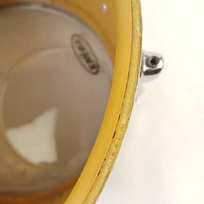 *Slingerland 9x13" Tom Drum 70s White Gloss Wrap Sound King Stick-Saver Rims USA image 14