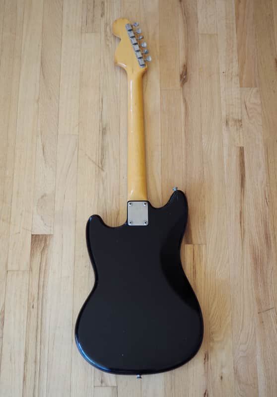 1980s Fernandes Mustang FMT-50 Offset Electric Guitar Black