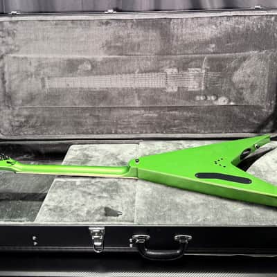 2023 Kramer Dave Mustaine Vanguard Rust In Peace - Alien Tech Green image 6