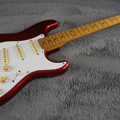 Fender Japan ST57-500 Stratocaster 1989 Candy Apple Red image 4