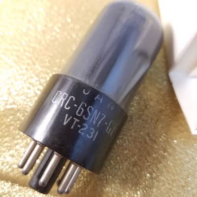 RCA perfect Matched Pair (2) VT-231 tNOS AT1000 TESTED Vacuum Tubes WWII military JAN-CRC-6SN7-GT dual triode 1941-1948 image 1