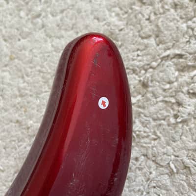 Metallic Red Dean Bass Solid Basswood Body image 4