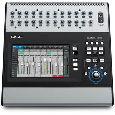 QSC TouchMix-30 Pro Touch Screen Compact Digital Mixer 2020s - Black/Silver image 1