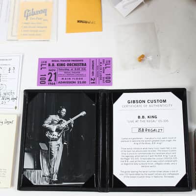 2022 Gibson Custom Shop BB KING 1959 ES-335 Live at the Regal Argentine Grey 59 Murphy Lab image 5