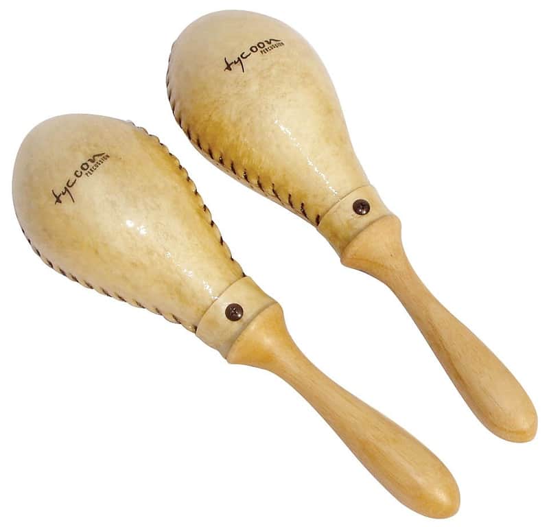 Tycoon TMSC-110 Large Oval Cowhide Maracas image 1