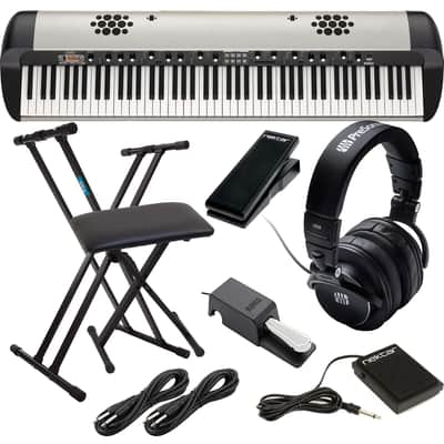 Korg SV2-SP 88-key Piano with Speaker (DS-2H Pedal Included), Keyboard Stand, Bench, Nektar NP-X, Nektar NP-1, (2) 1/4 Cables, Presonus HD9 Bundle