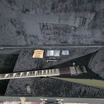 ESP Alexi Laiho Sawtooth EX ANDY SNEAP Judas Priest, Sabbat, Hell! Custom Black Randy Rhoads Flying V Artist Owned Signature Guitar! Tour Stage Played! COBHC! image 1