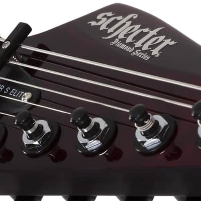 Schecter 2184 Reaper-6 Elite FR S Series Blood Burst 6 String Left-Handed Electric Guitar image 6