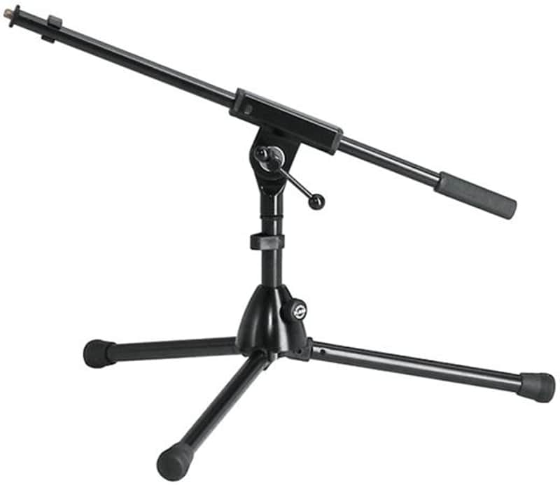 K&M 259/1 Extra Low Microphone Boom Stand Black image 1