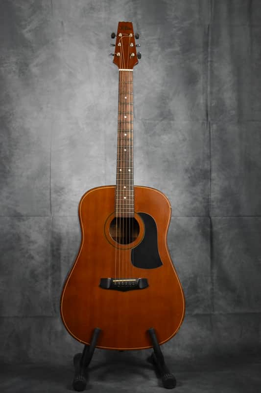 Aria AW-70 Vintage 1980s Square Shouldered Mahogany Korean Made Acoustic Guitar image 1