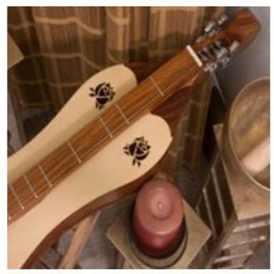 Roosebeck DMGS4R | Grace Mountain Dulcimer 4-String Vaulted Fretboard Spruce, Rose. New with Full Warranty! image 2