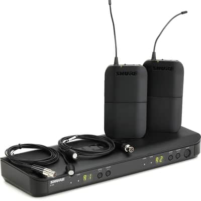 Shure BLX188/CVL Dual Channel Wireless Lavalier System - H10 Band image 1