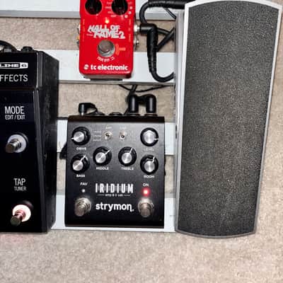 Complete Pedalboard Rig- HX Effects, Strymon Iridium, Hall of Fame, DC Brick, Volume Pedal + Bag image 2