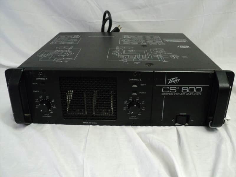 Peavey CS800 Stereo Power Amplifier 800W | Reverb