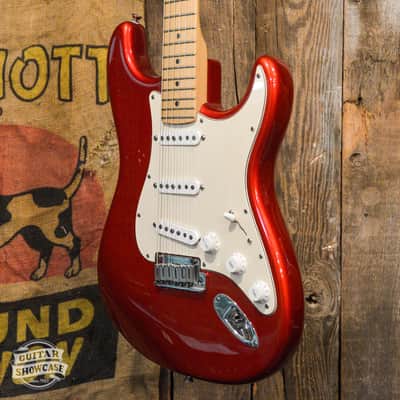 Fender 50th Anniversary American Series Stratocaster with Maple Fretboard 2004 - Chrome Red image 2