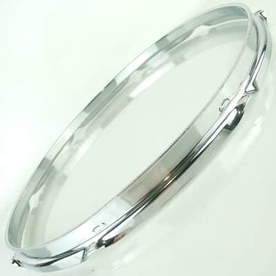 Ludwig 15"8Lug 1.6mm Snare Tom Drum Batter Rim/Hoop Triple Flange Vintage 60-70s image 2