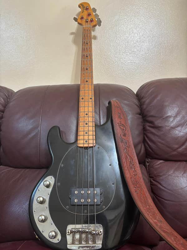 Ernie Ball Music Man Left-Handed StingRay 3 EQ H 2002 - Black image 1