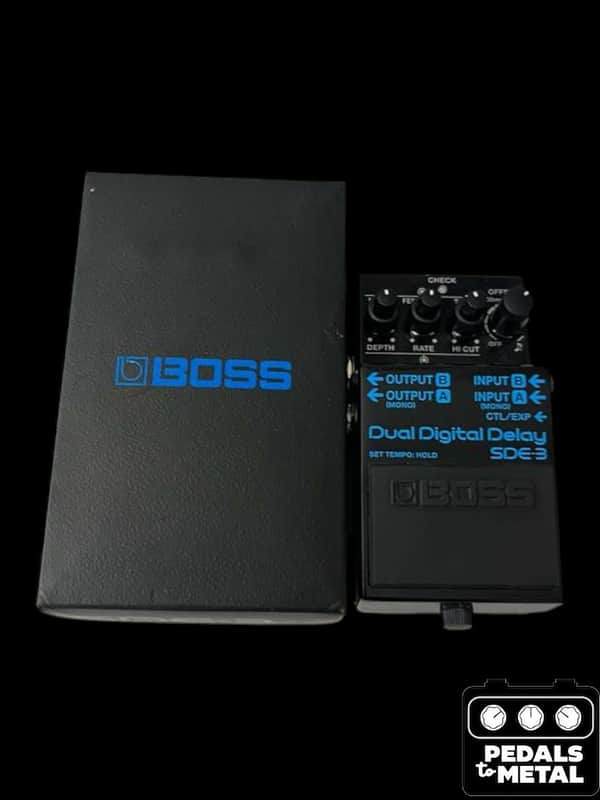 Boss SDE-3 Dual Digital Delay 2024 - Present - Black - X18533 image 1