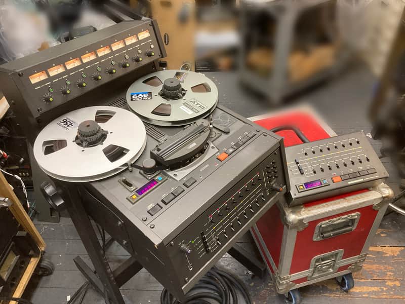 Otari MX5050MKIII-8 • Fully Serviced! • 8 Multi Track 1/2" Pro Reel Tape Recorder • CB110 • Stand image 1