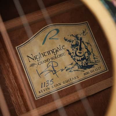 Kevin Ryan Nightingale Quilted Mahogany European Spruce 2022 image 12