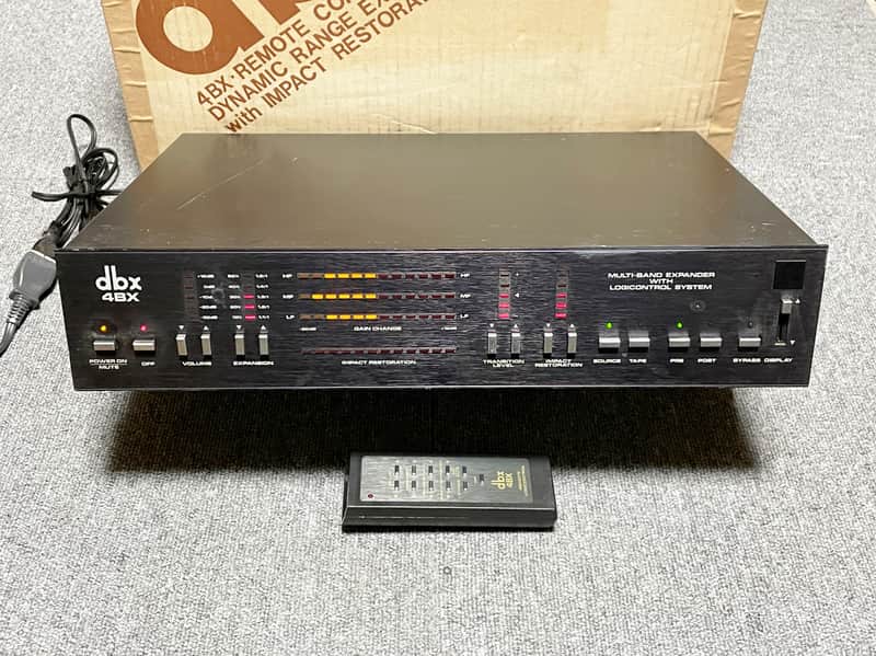 dbx 4BX Dynamic-range Expander w/Remote, Rack ear, Cable, Original