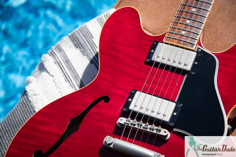 1997 Gibson (Good Wood Years) ES-335 Dot Figured - Cherry Red - Yamano Hand Picked Export - Pro Set Up! (Perfect Frets/Action/Intonation) - Tons of MOJO image 1